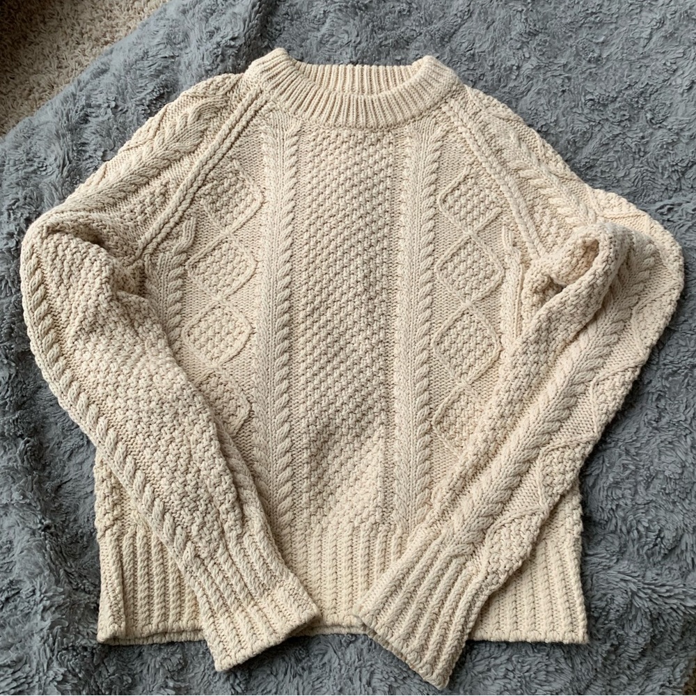 LL Bean Cable Sweater